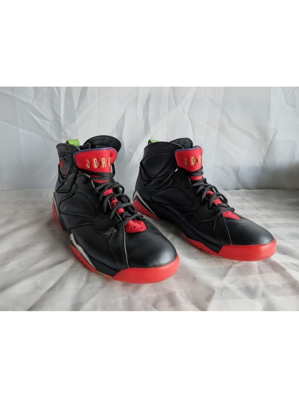 2015 Nike Air Jordan 7 Retro Marvin The Martian Mens Size 9 Sneakers 304775-029